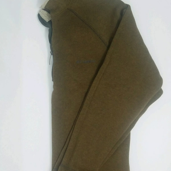 Columbia Sportswear Men's Large Brown Pullover Zip - Picture 4 of 6